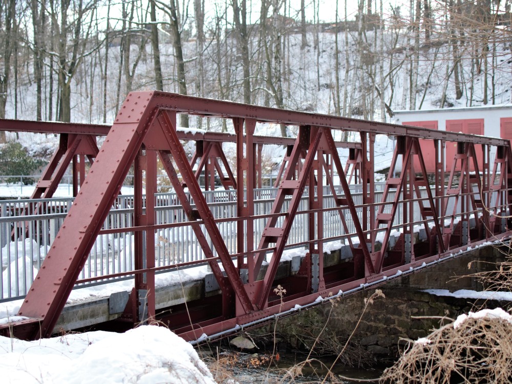 Brücke im Winter