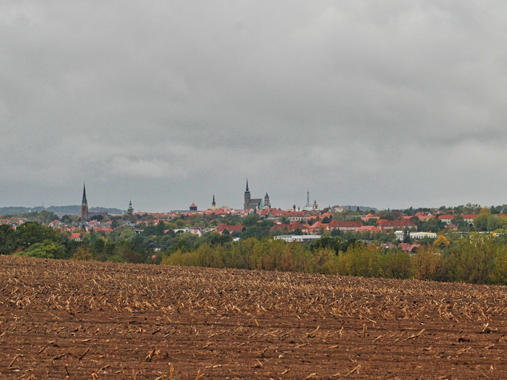 Blick auf Stadt